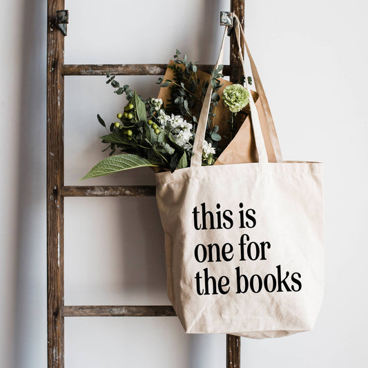 One For The Books Tote Bag
