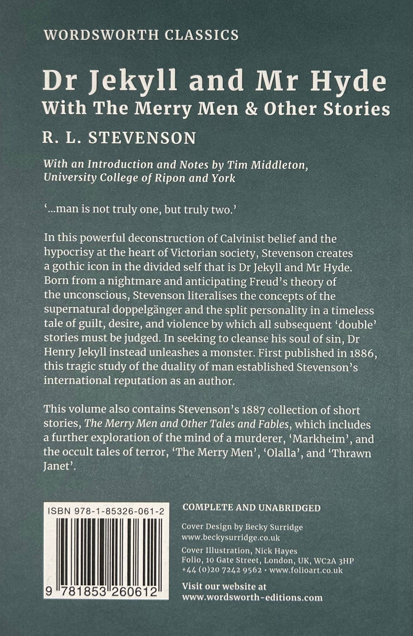 Dr. Jekyll & Mr. Hyde | Stevenson | Classic Edition | Book
