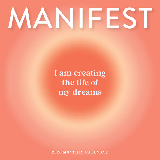 Manifestation 2026 Wall Calendar Marble City Press