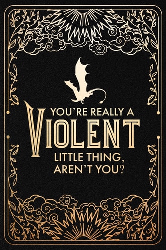 Fourth Wing Journal: Violent Little Thing Edition with Lined Pages