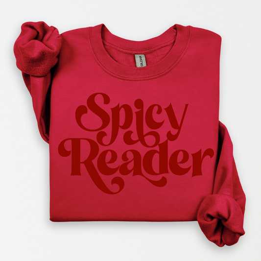 Spicy Reader Women's Graphic Sweatshirt