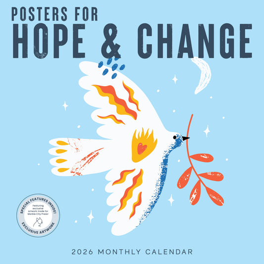 Posters for Hope 2026 Wall Calendar Marble City Press