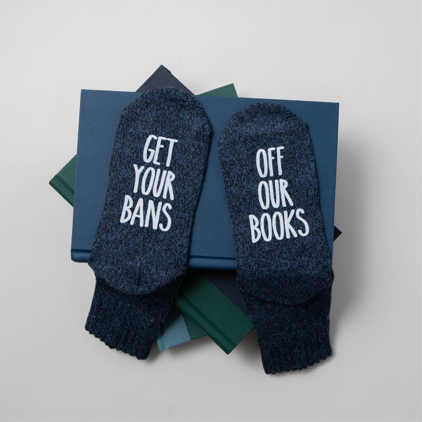 "Get Your Bans Off Our Books" Women's Socks