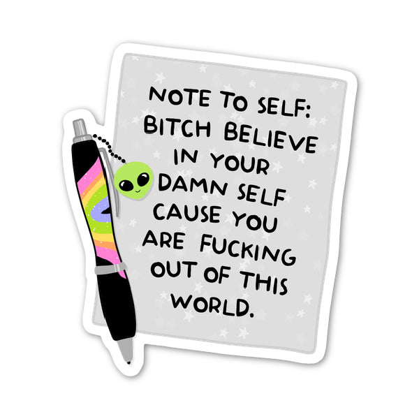Out of This World Sticker