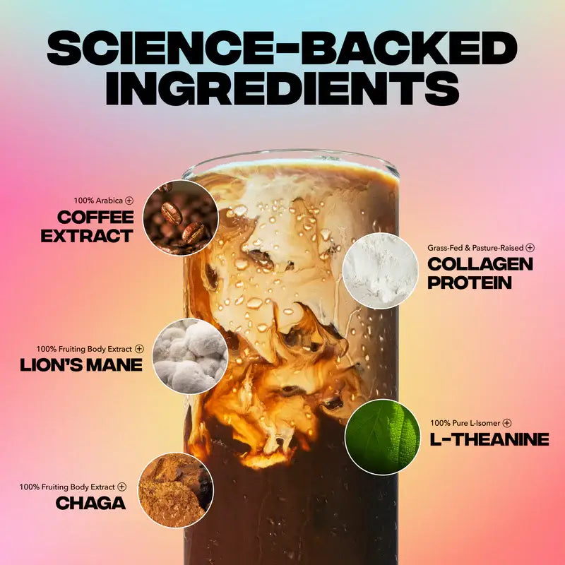 Everyday Dose Mushroom Coffee+ : Focus, Energy & Immunity