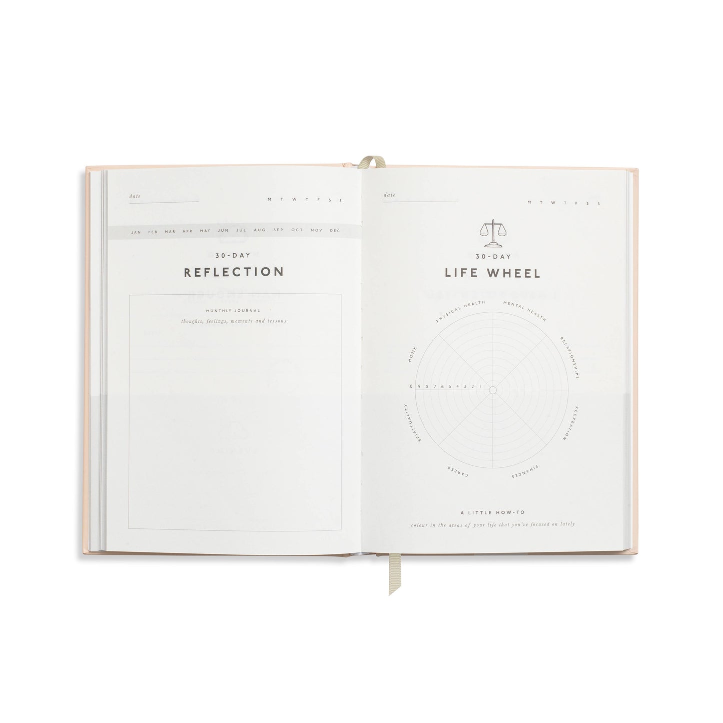 Guided Gratitude Journal, A5 Hardcover - Reflect