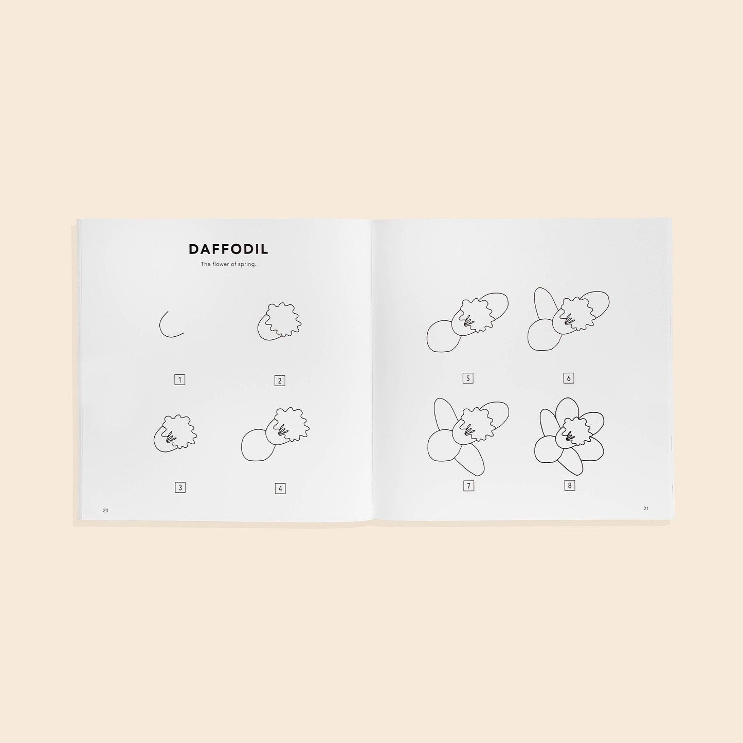 Modern Flowers: A How to Draw Book for Kids (Spring)