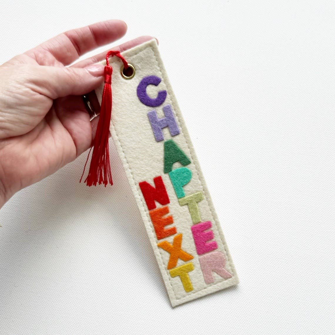 Next Chapter Felt Bookmark