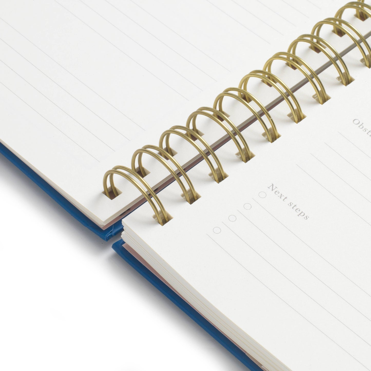 Daily Planner, Undated, B5 Spiral Hardcover - Bold