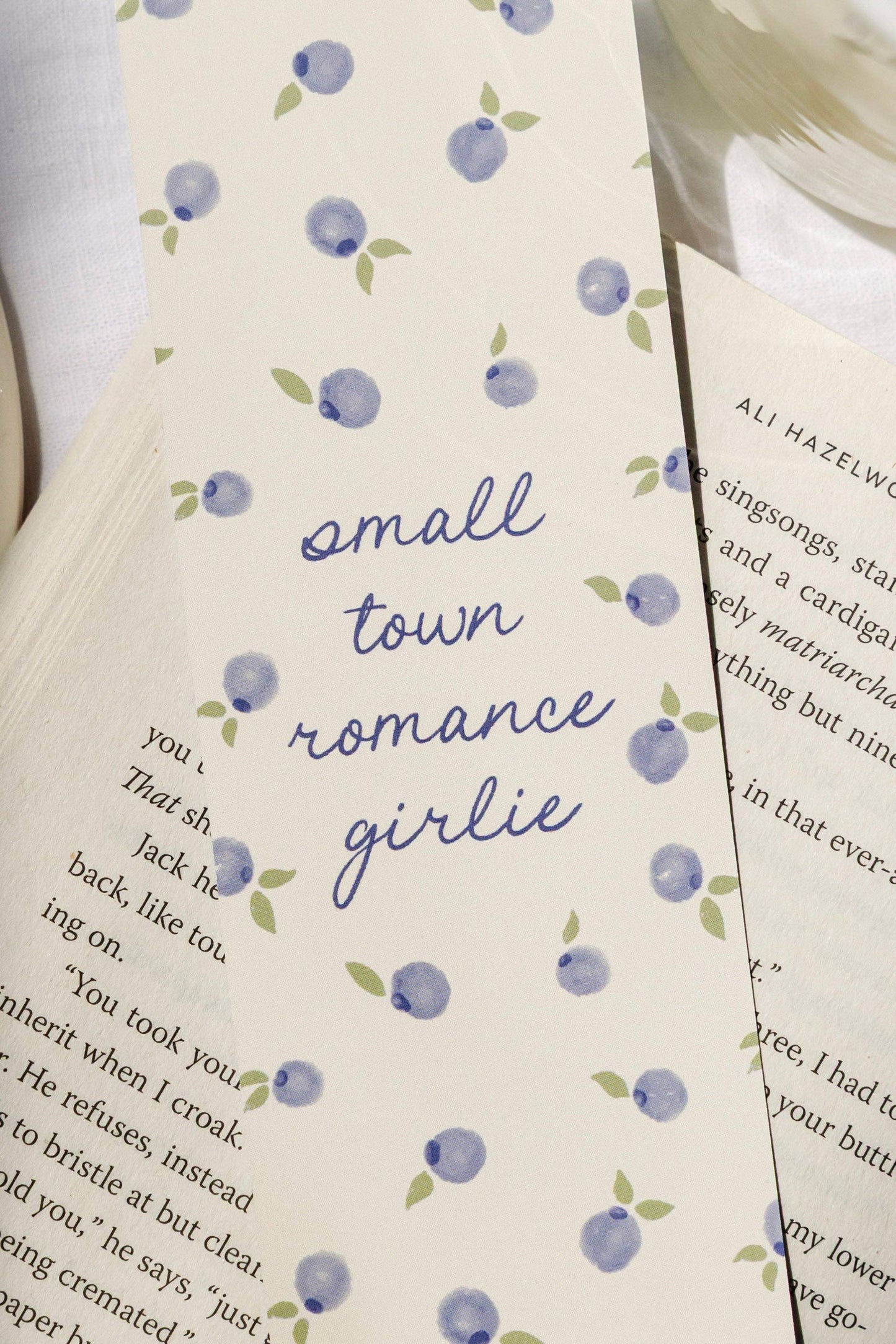 Small Town Romance Girlie Bookmark