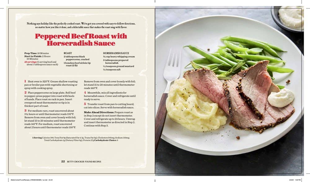 Betty Crocker Found Recipes: Betty Crocker