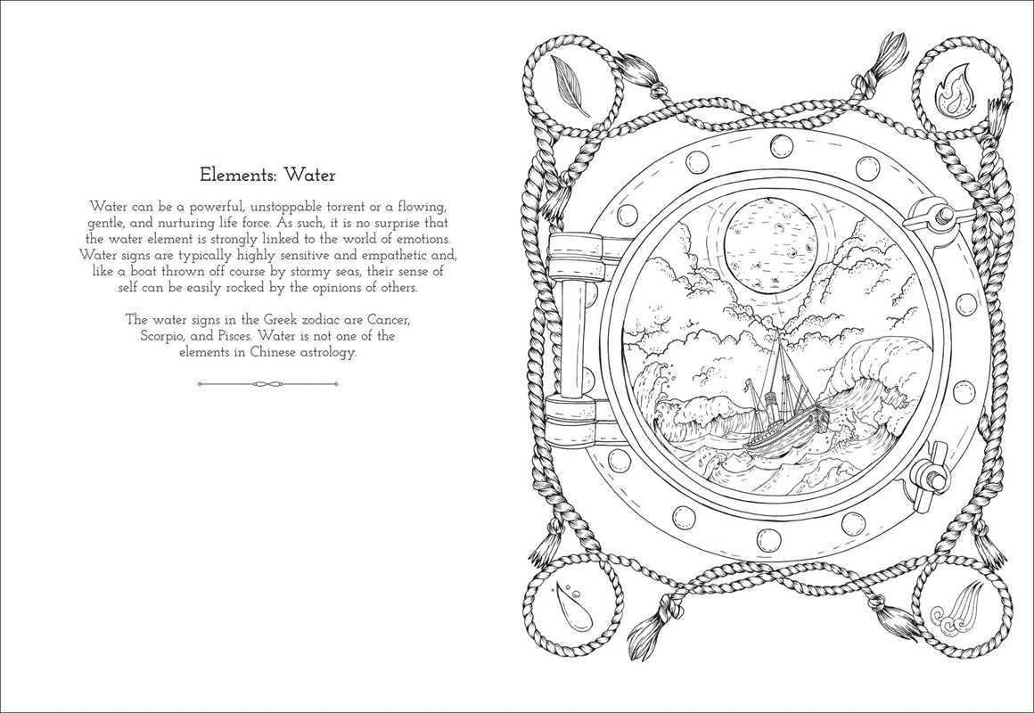 Astrology Coloring by Ana Jarén