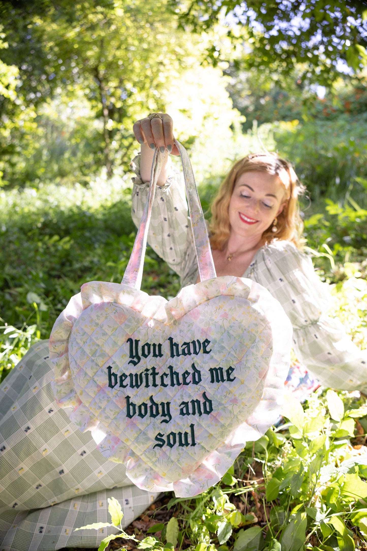 Bewitched Me Quilted Heart Bag