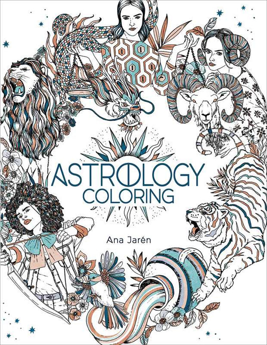 Astrology Coloring by Ana Jarén