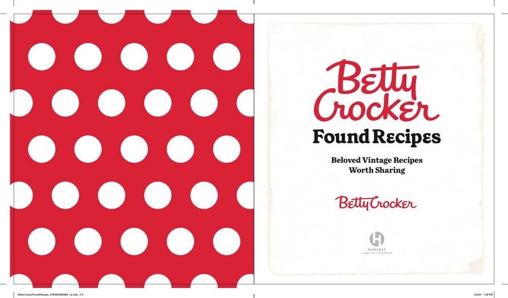 Betty Crocker Found Recipes: Betty Crocker