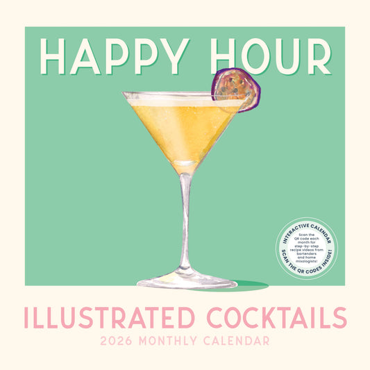 Happy Hour 2026 Wall Calendar Marble City Press