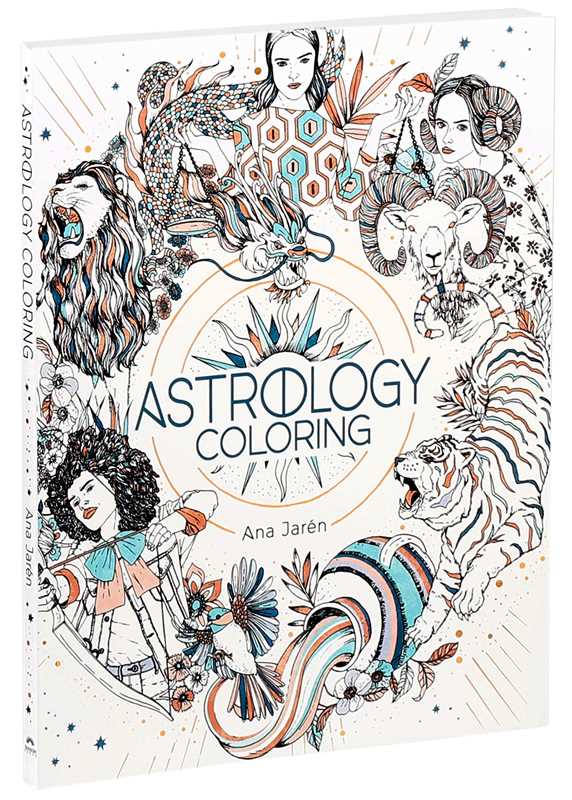 Astrology Coloring by Ana Jarén