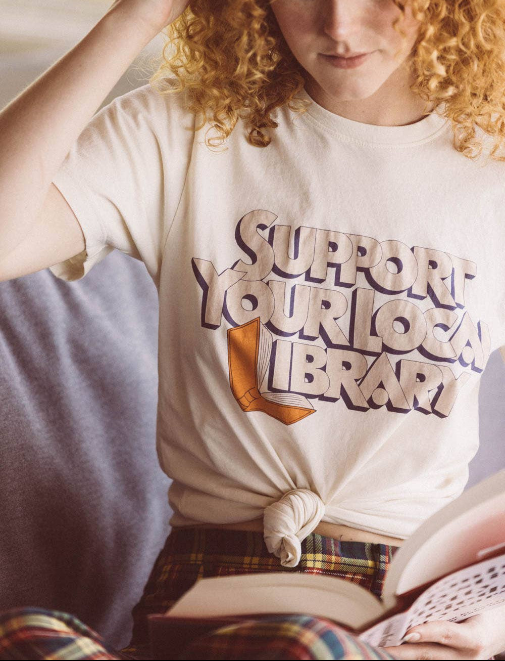 Support Your Local Library Tee