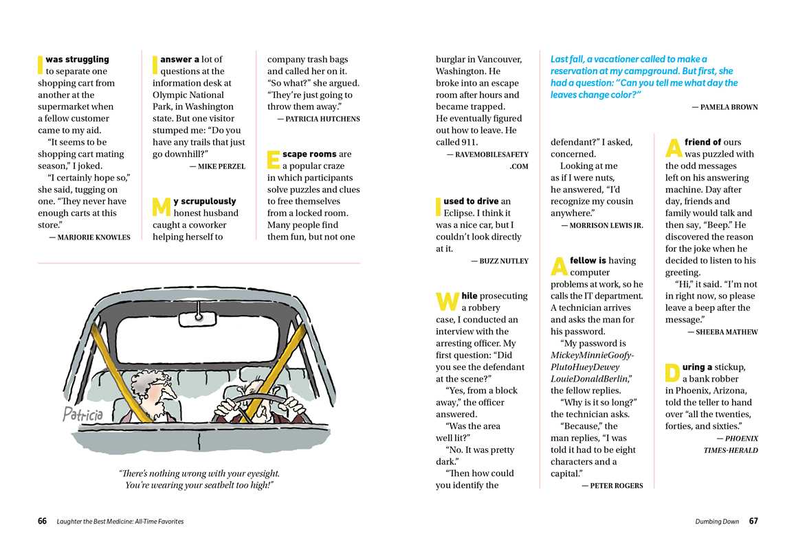 Reader's Digest Laughter is the Best Medicine