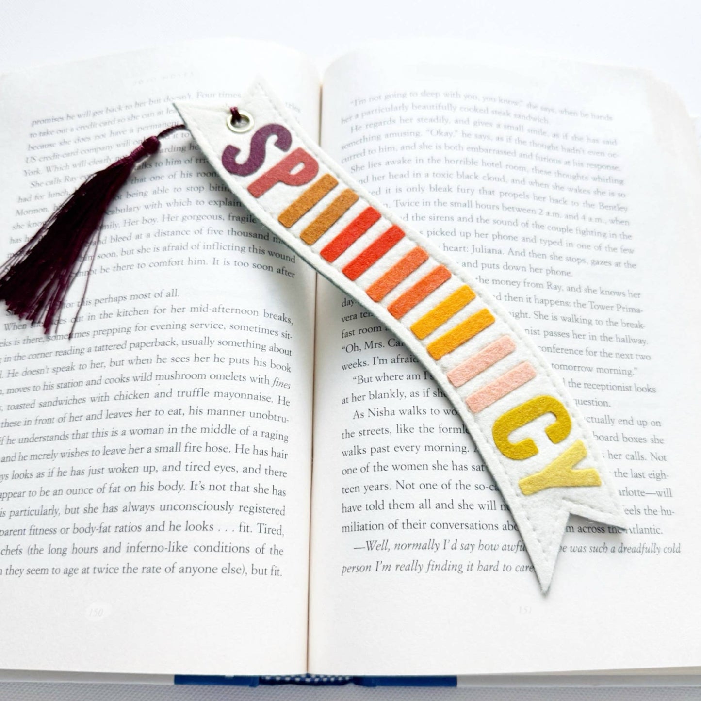 Spicy Felt Bookmark