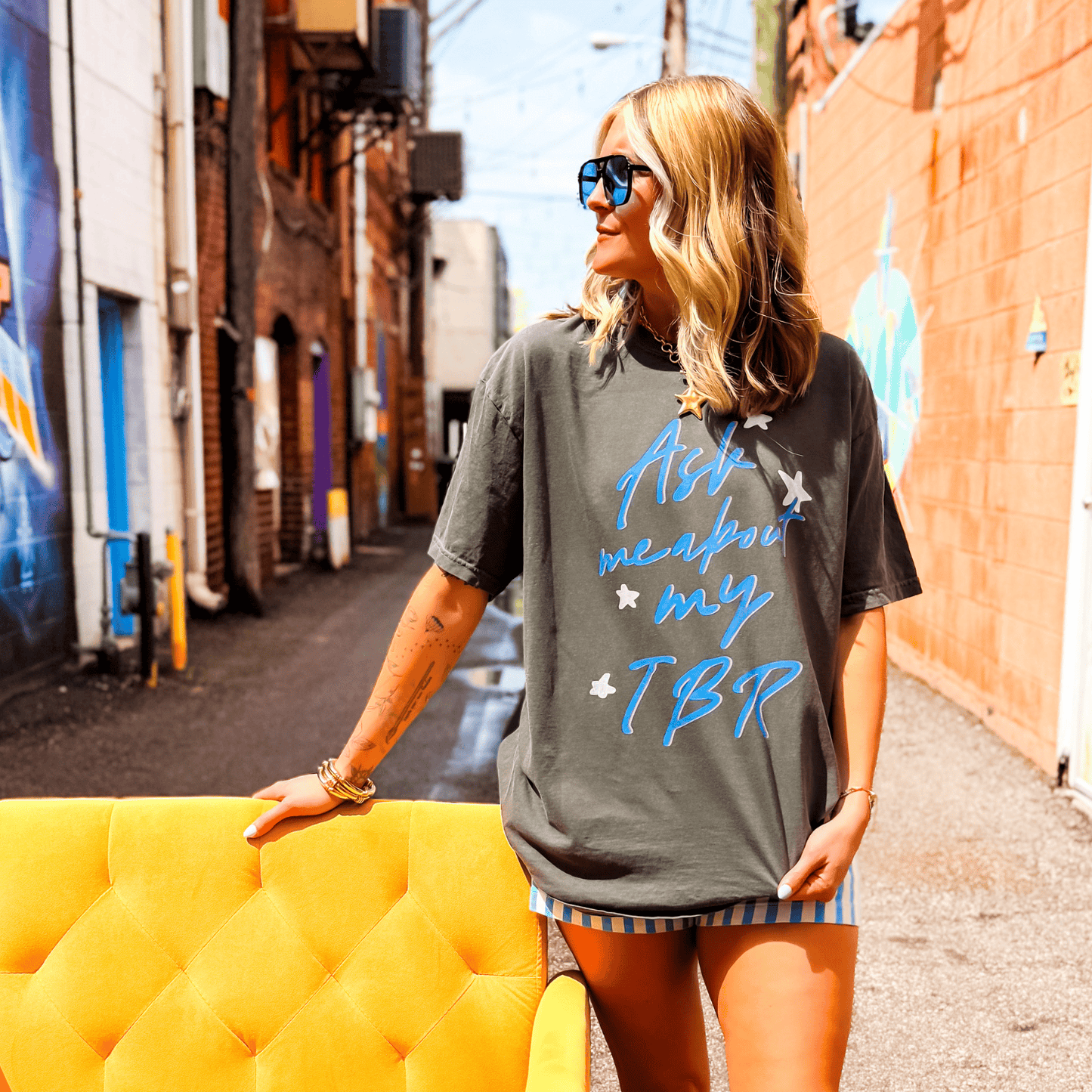 Ask Me About My TBR T-shirt