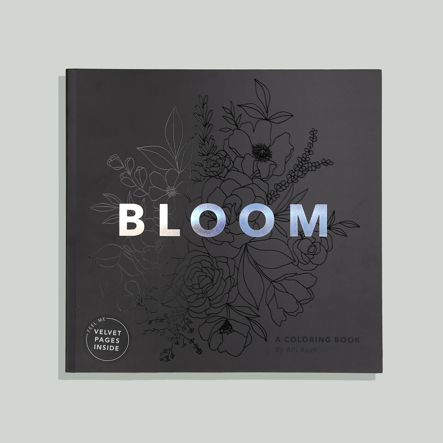 Bloom: Adult Coloring Book with Velvet Pages (Spring)