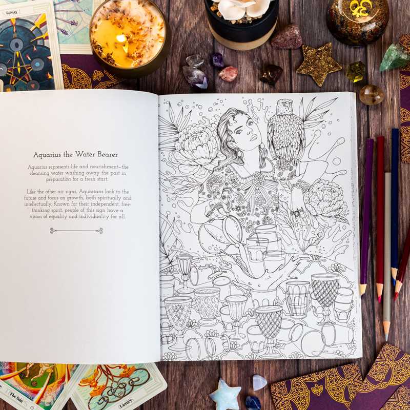 Astrology Coloring by Ana Jarén