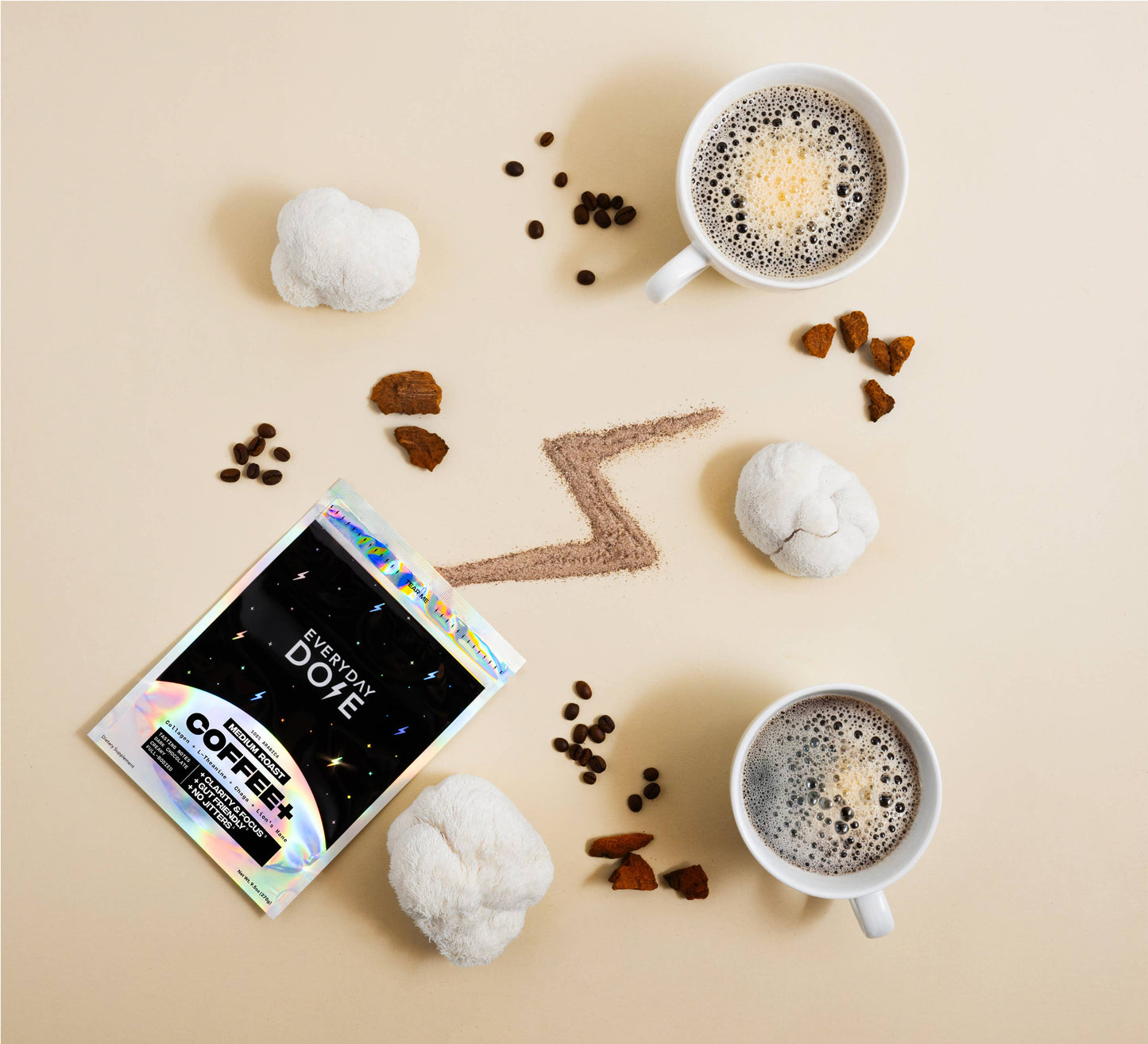 Everyday Dose Mushroom Coffee+ Medium Roast: Focus & Energy