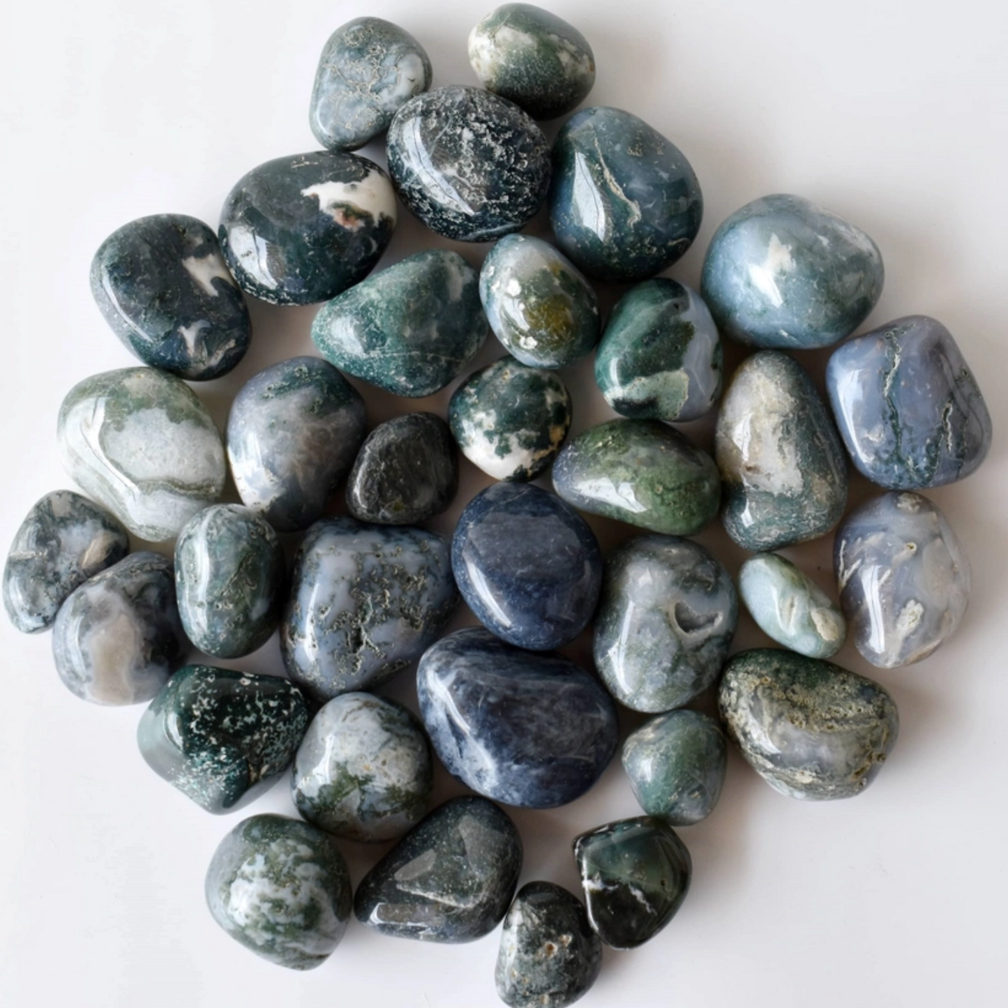 Moss Agate (Tumbled)