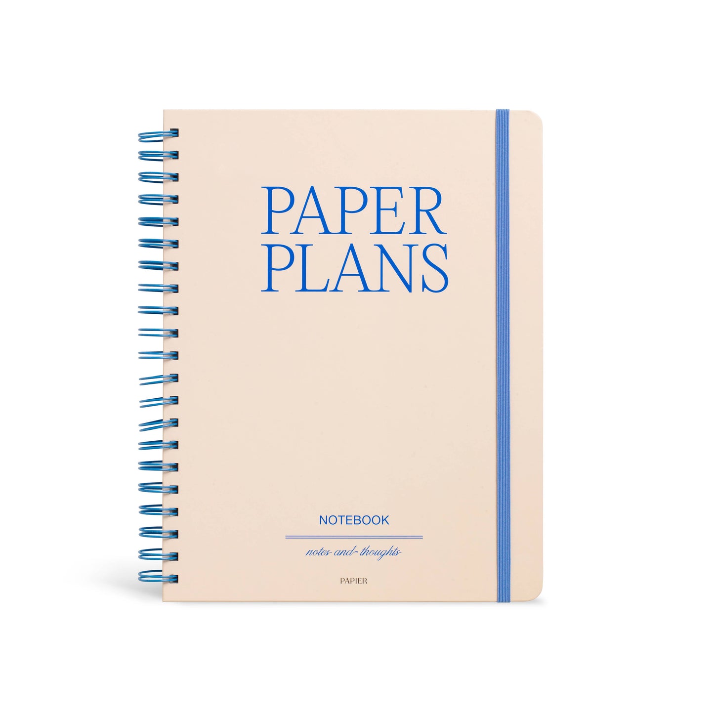 Lined Notebook, B5 Hardcover Spiral - Paper Plans