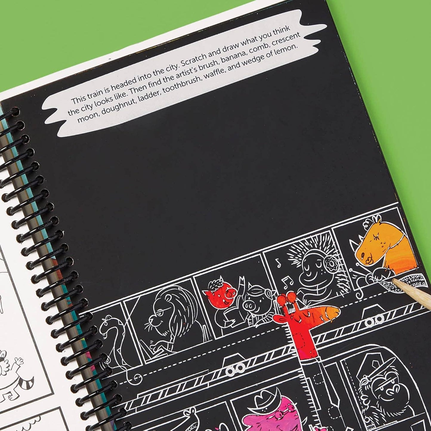 Scratch-Off Hidden Pictures Animal Puzzles