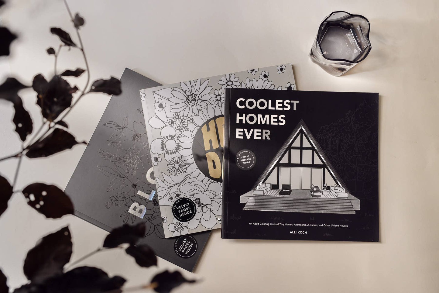 Bloom: Adult Coloring Book with Velvet Pages (Spring)