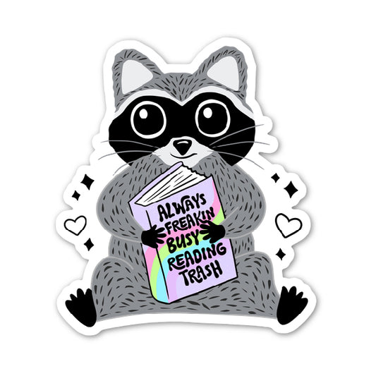 Always Reading Trash Sticker