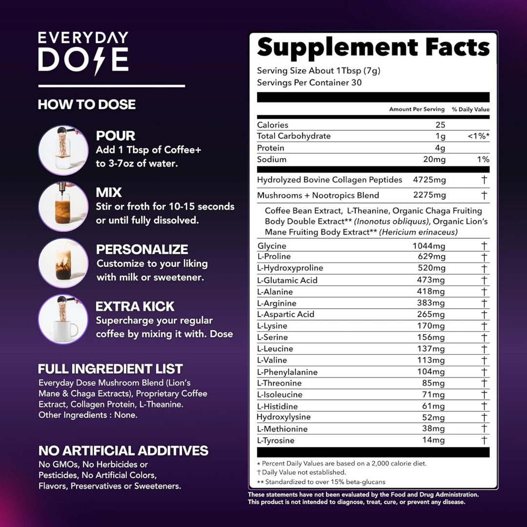 Everyday Dose Single Serving Coffee+