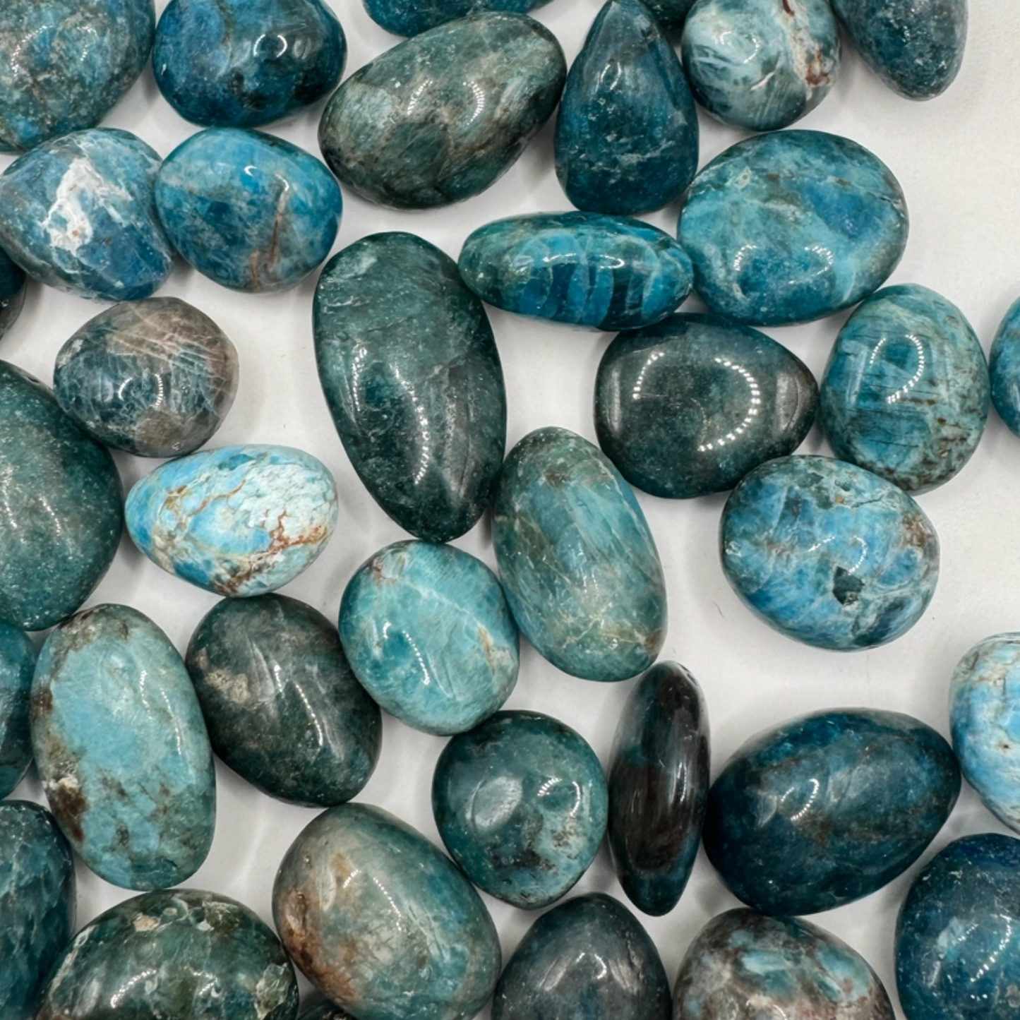 Blue Apatite (Tumbled)