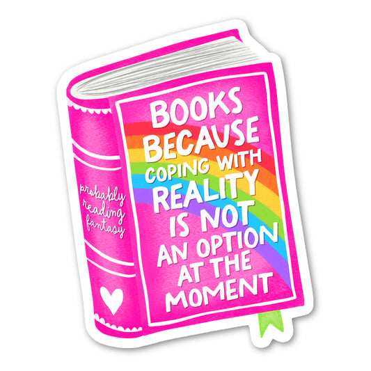 Books Because Sticker