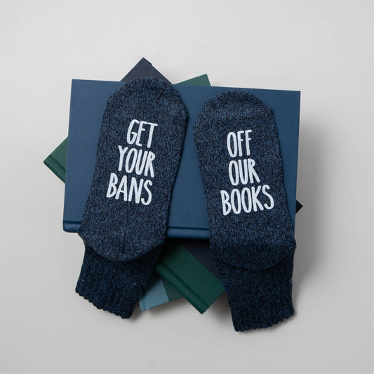 "Get Your Bans Off Our Books" Women's Socks