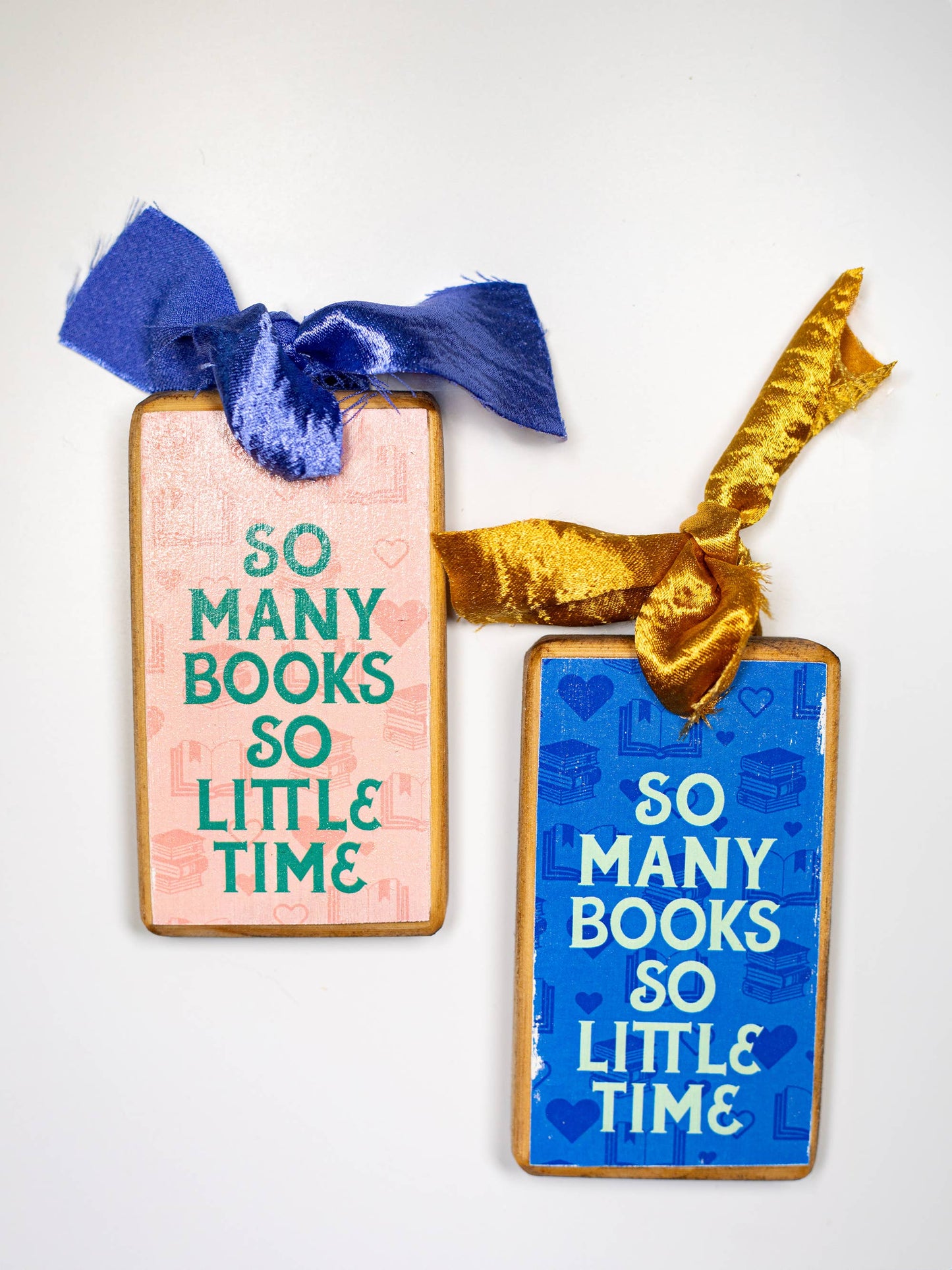 So Many Books So Little Time, Wood Ornament