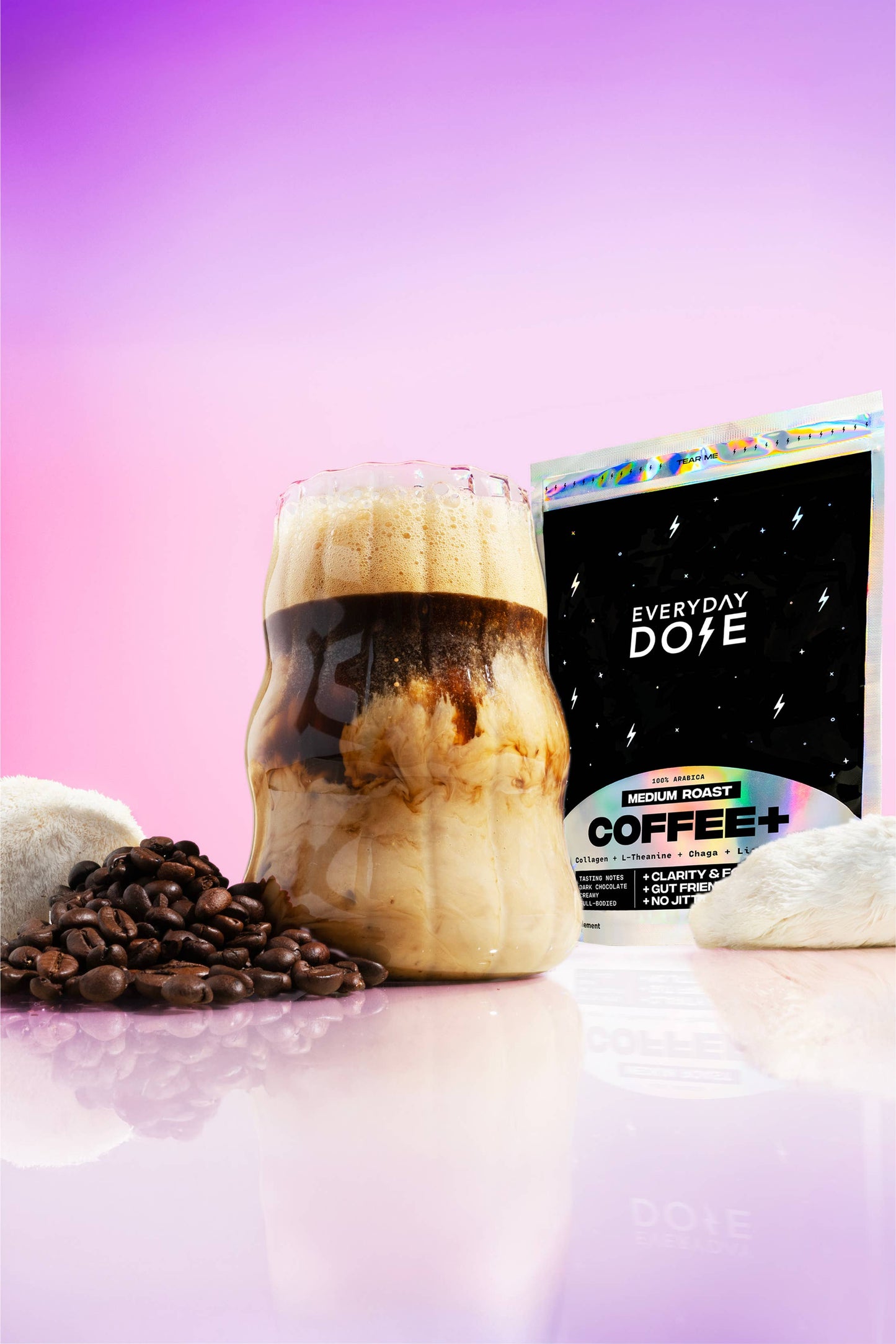 Everyday Dose Mushroom Coffee+ Medium Roast: Focus & Energy